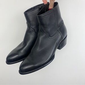 Tecovas Black Leather Western Boots